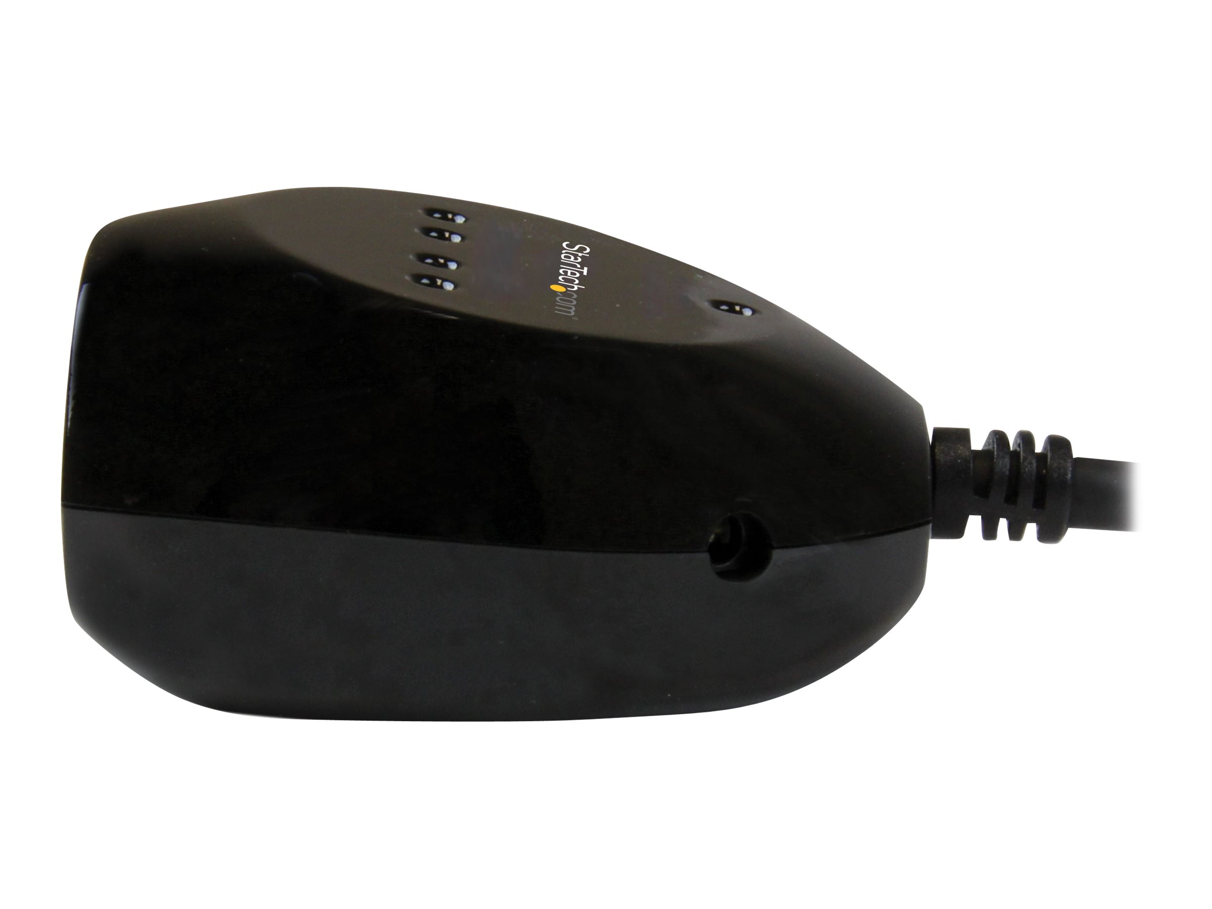 STARTECH.COM 15m USB 2.0 Kabel aktiv mit 4 Port USB Hub - USB A Stecker auf USB A Buchse Datenkabel mit 4-fach Verteiler - Schwarz