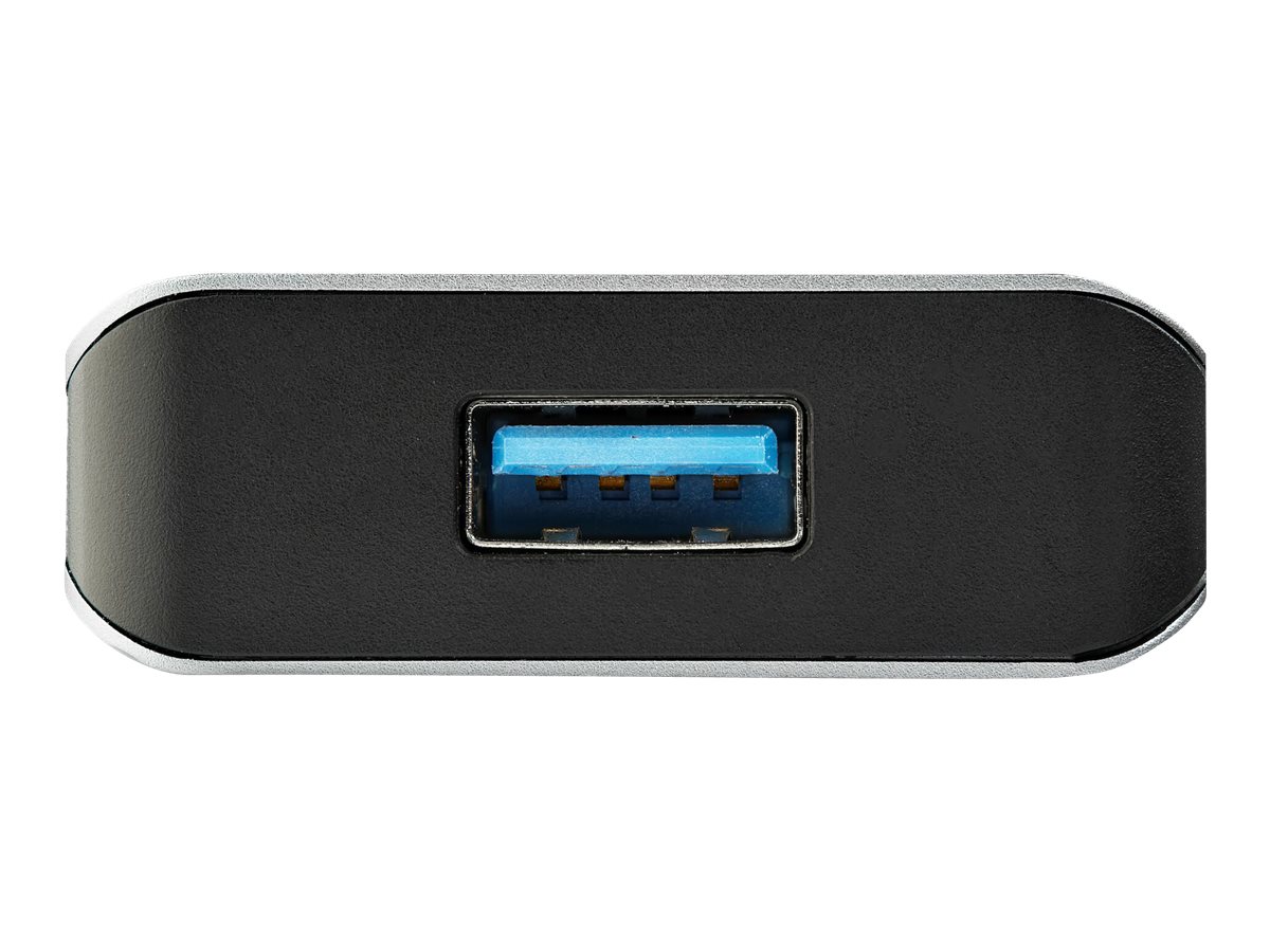 StarTech.com 4 Port USB C Hub w/ 2x USB A & 2x USB C, SuperSpeed 10Gbps USB Type-C 3.1/3.2 Gen 2 Hub, USB Bus Powered, Portable USB-C to USB Adapter Hub, Aluminum, 9.8 (25cm) Cable - Windows/macOS/Linux - Hub - 4 Anschlüsse