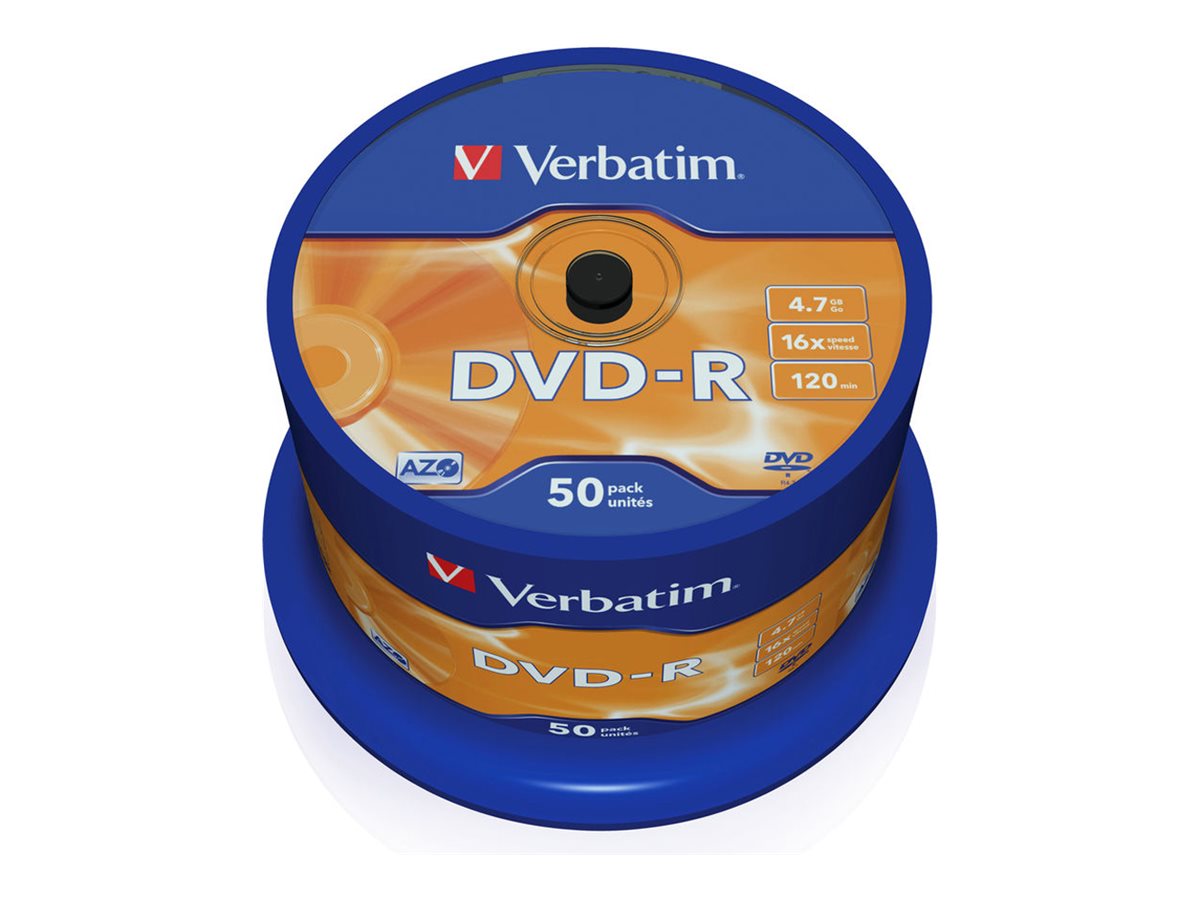 VERBATIM DVD-R 4.7GB 16x (50) SP