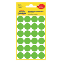 AVERY Zweckform Klebepunkte 3597 gruen Ø 18,0 mm, 96 St. AVERY Zweckform Klebepunkte 3597 gruen Ø 18,0 mm, 96 St.