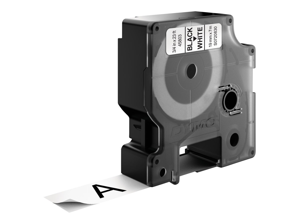 S0720830 DYMO D1 19mm SCHWARZ-WEISS