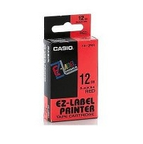 CASIO Schriftband XR-12RD XR-12RD1, 12 mm schwarz auf rot CASIO Schriftband XR-12RD XR-12RD1, 12 mm schwarz auf rot