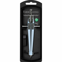 FABERCASTELL Zirkel Grip sky blue, 1 St