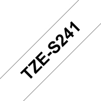 TZES241 BROTHER PTOUCH 18mm WEISS-SCHW