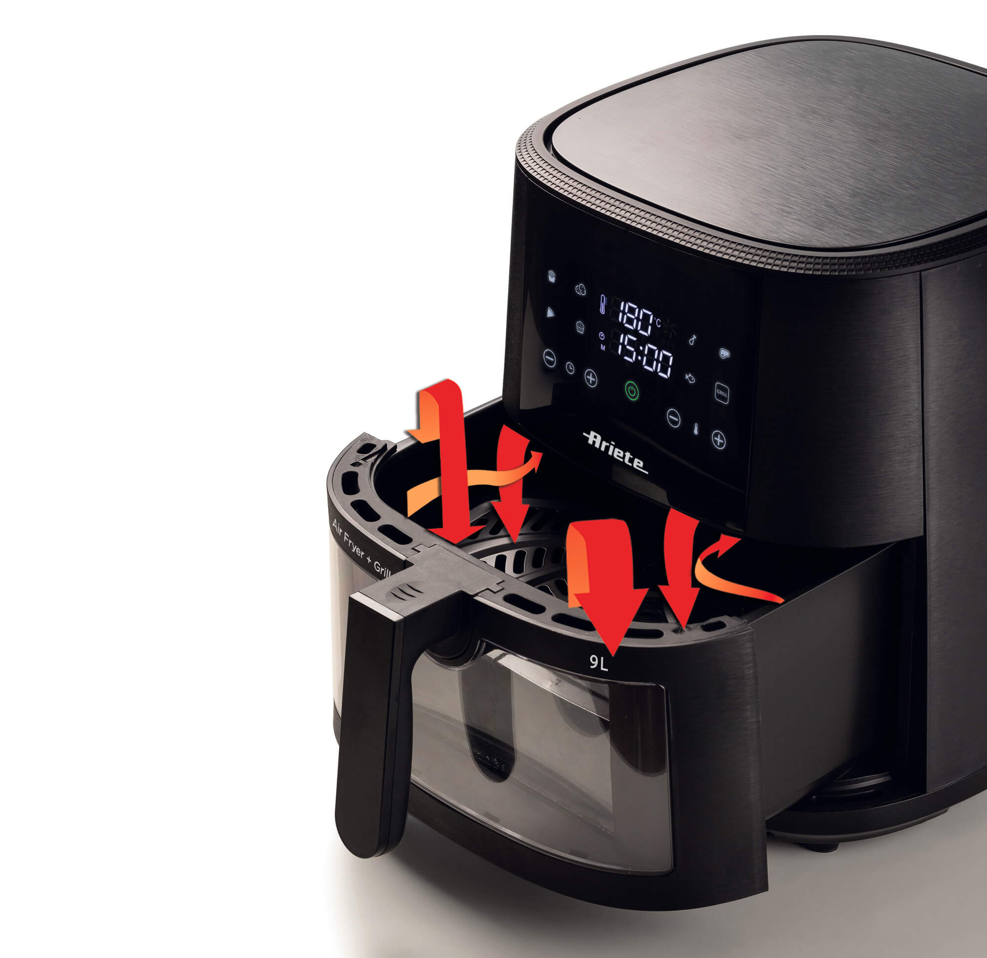 Ariete Airy Fryer 9 L Heissluftfritteuse