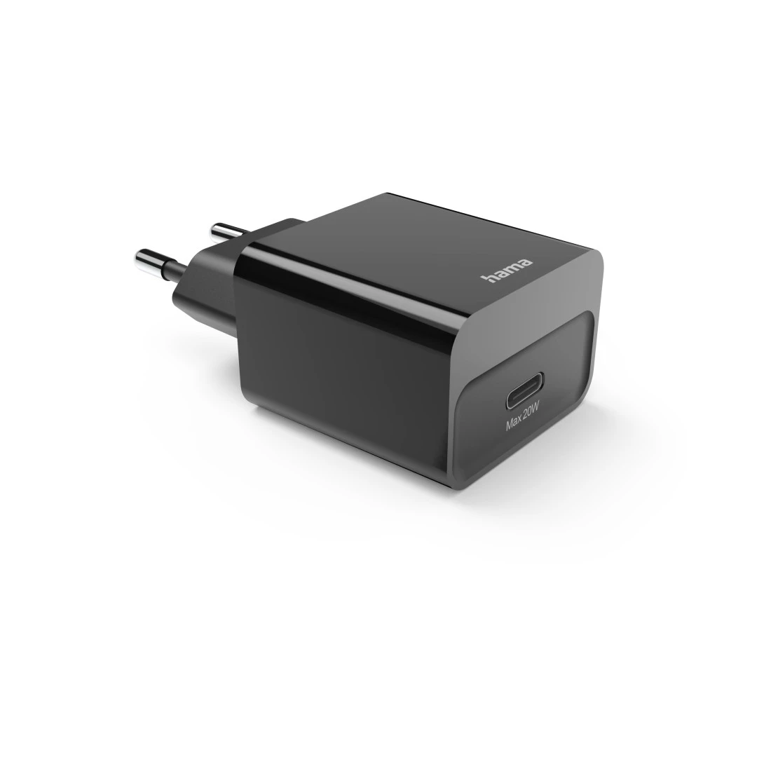 Hama Schnellladegerät USB‑C PD 20 W Schwarz