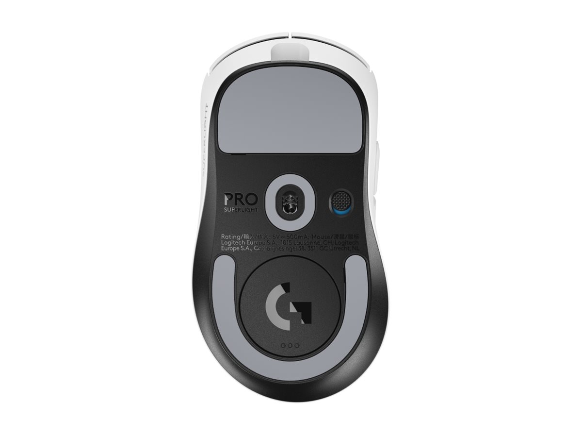 Logitech G PRO X SUPERLIGHT 2 DEX Maus ergonomisch kabellos 2.4 GHz weiß
