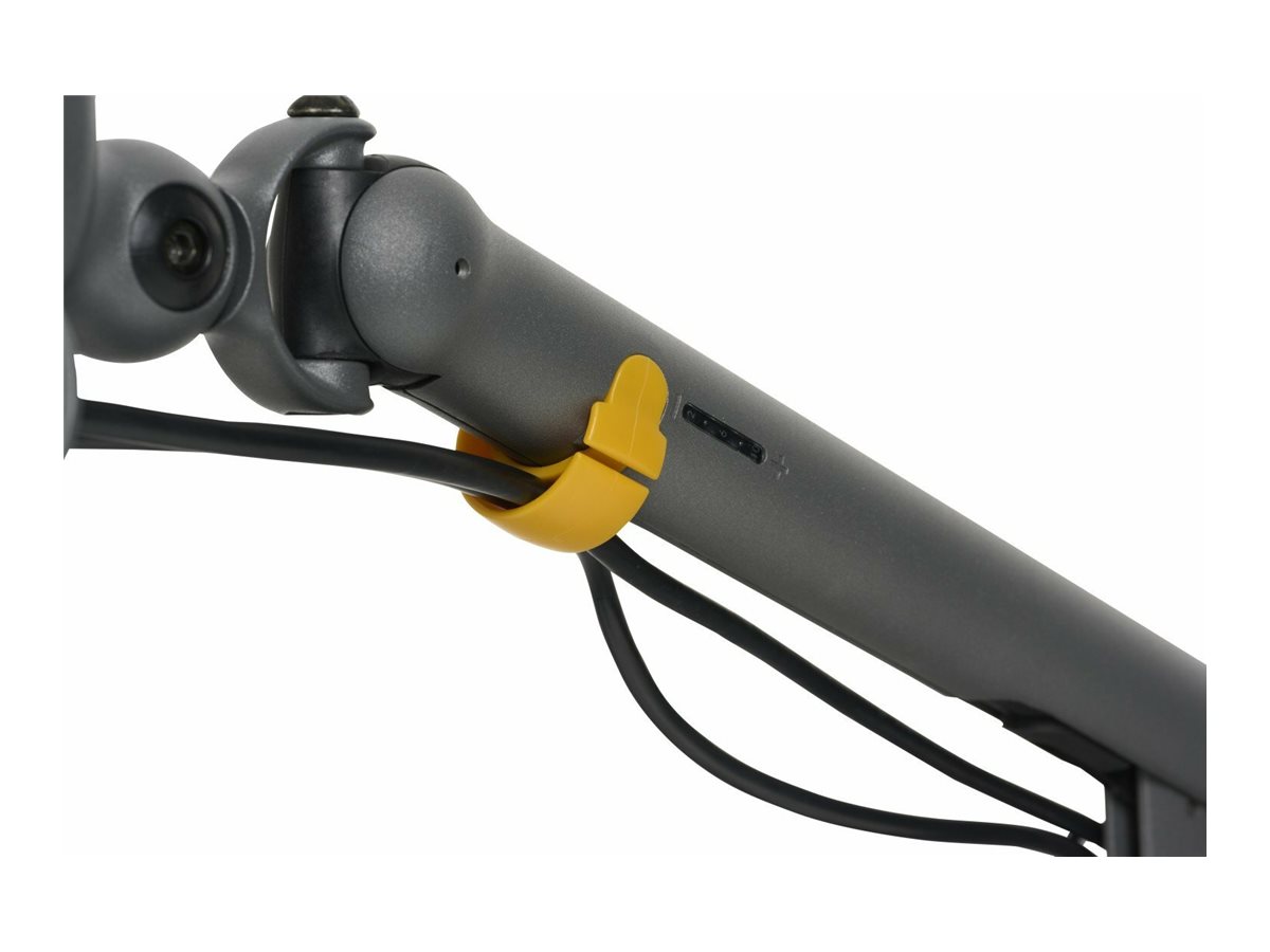 BakkerElkhuizen BE Flexible Dual Monitorarm Dark Grey