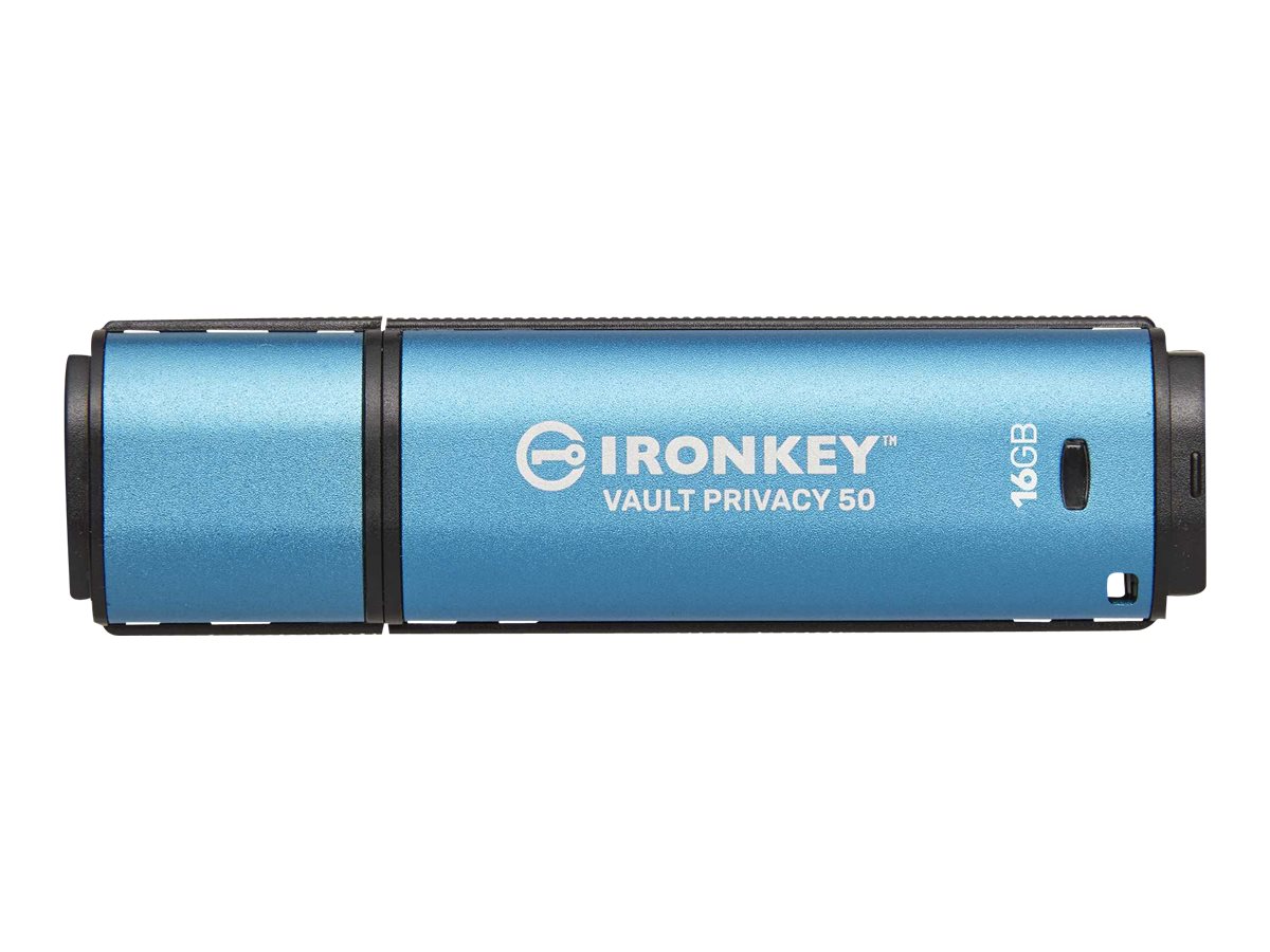 KINGSTON 16GB IronKey Vault Privacy 50 USB AES-256 Encrypted FIPS 197 KINGSTON 16GB IronKey Vault Privacy 50 USB AES-256 Encrypted FIPS 197