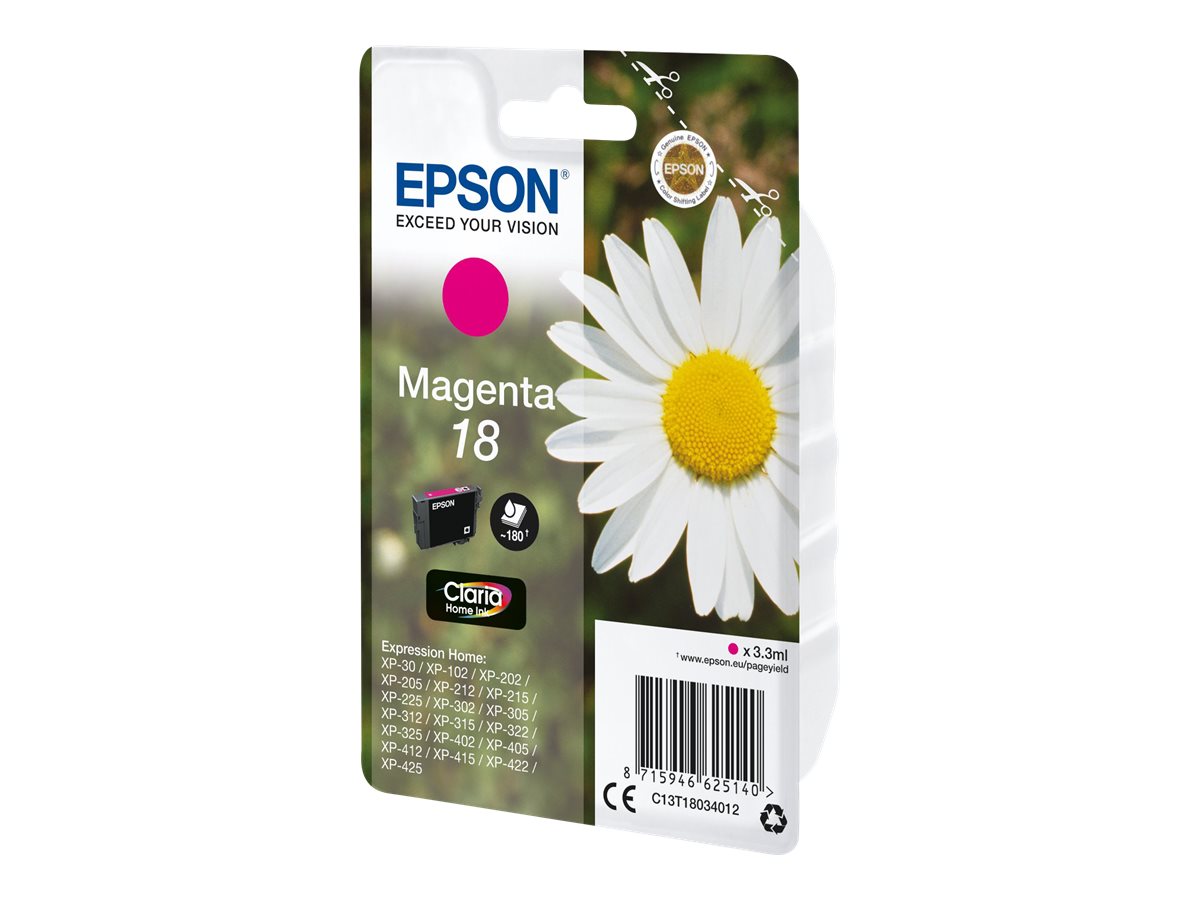 C13T18034012 EPSON XP Tinte magenta ST C13T18034012 EPSON XP Tinte magenta ST