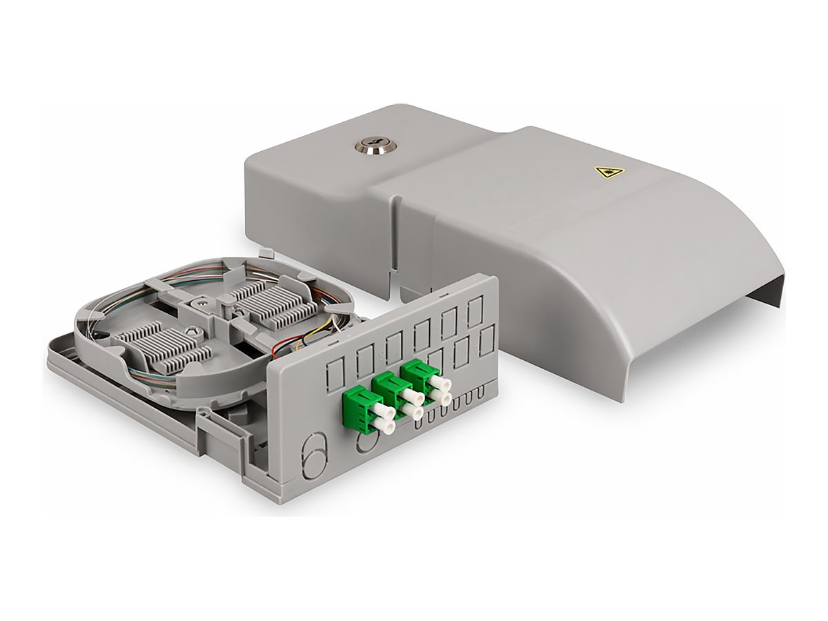 DIGITUS Ftth Hausuebergabepunkt, 3 x LCAPC Duplex