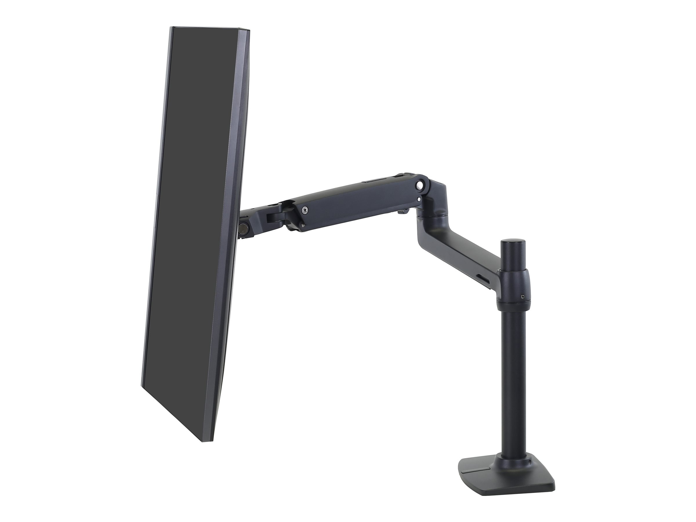 ERGOTRON LX, Desk, Mount, LCD, Monitor, Arm, Tall, Pole, Matte, Black