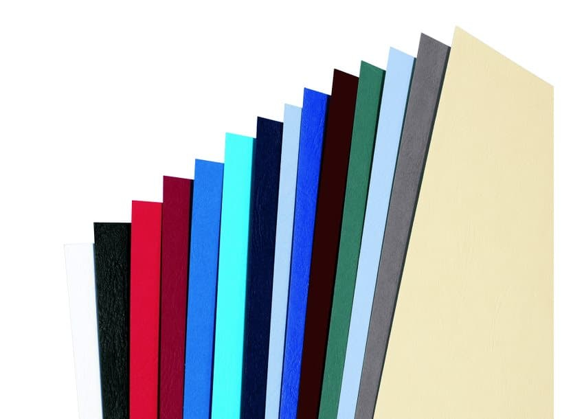 GBC LeatherGrain A4 weiß 250 g/m²