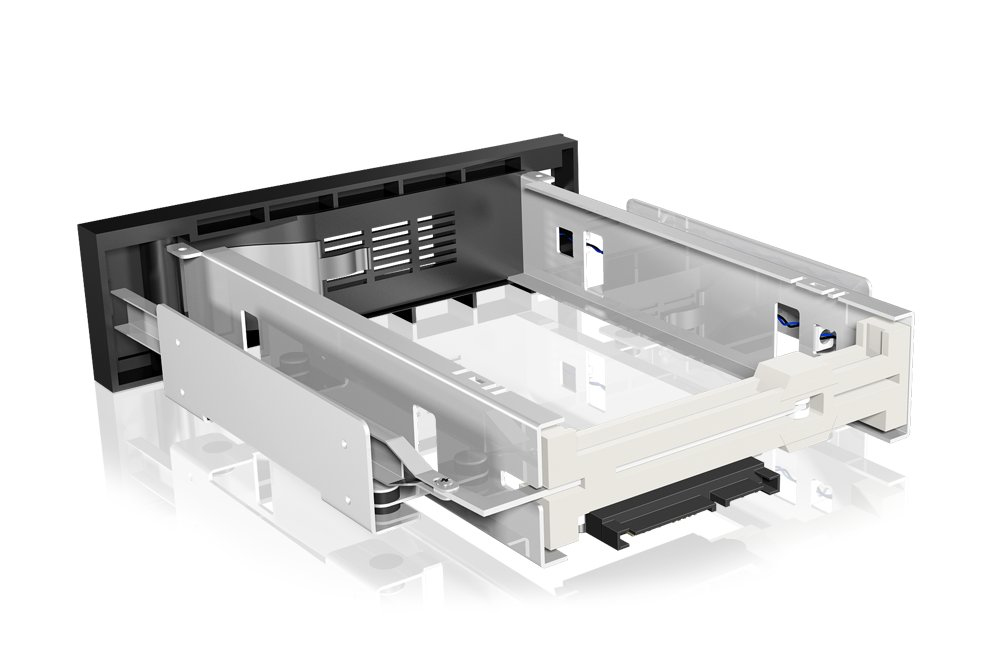 ICY BOX IB-168SK-B - Mobiles Speicher-Rack - 3.5" (8.9 cm)