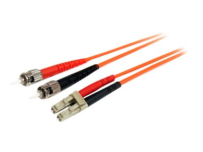 STARTECH.COM 2m Duplex MM Fiber Optic Cable LC-ST STARTECH.COM 2m Duplex MM Fiber Optic Cable LC-ST