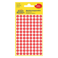 AVERY Zweckform Klebepunkte 3589 rot Ø 8,0 mm, 416 St. AVERY Zweckform Klebepunkte 3589 rot Ø 8,0 mm, 416 St.