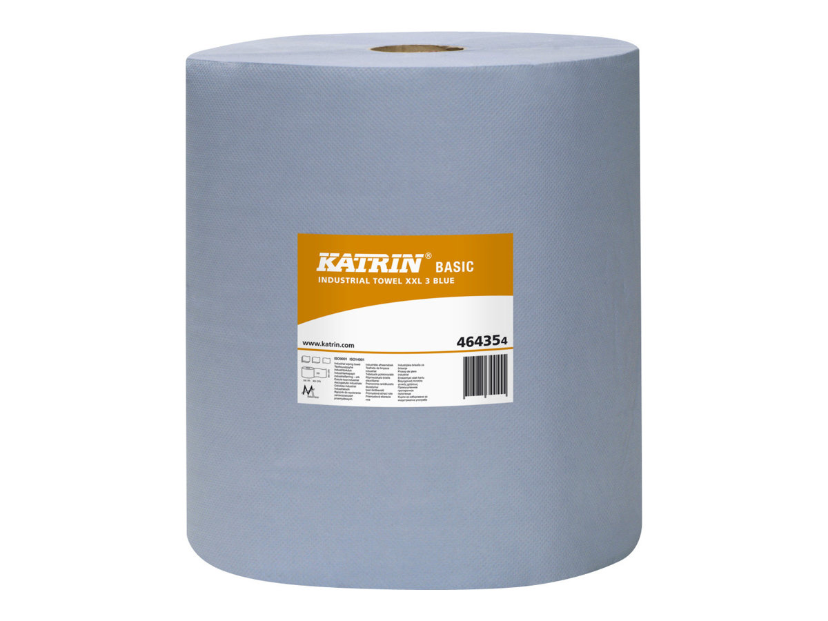 KATRIN Putztuchrolle XXL 3 Blue 3-lagig blau, 1.000 Blaetter KATRIN Putztuchrolle XXL 3 Blue 3-lagig blau, 1.000 Blaetter