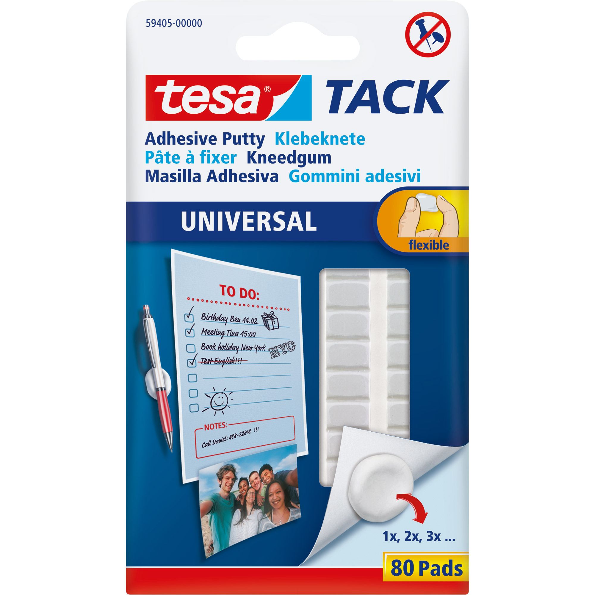 59405-00000-00 TESA Tack Klebeknete (80)