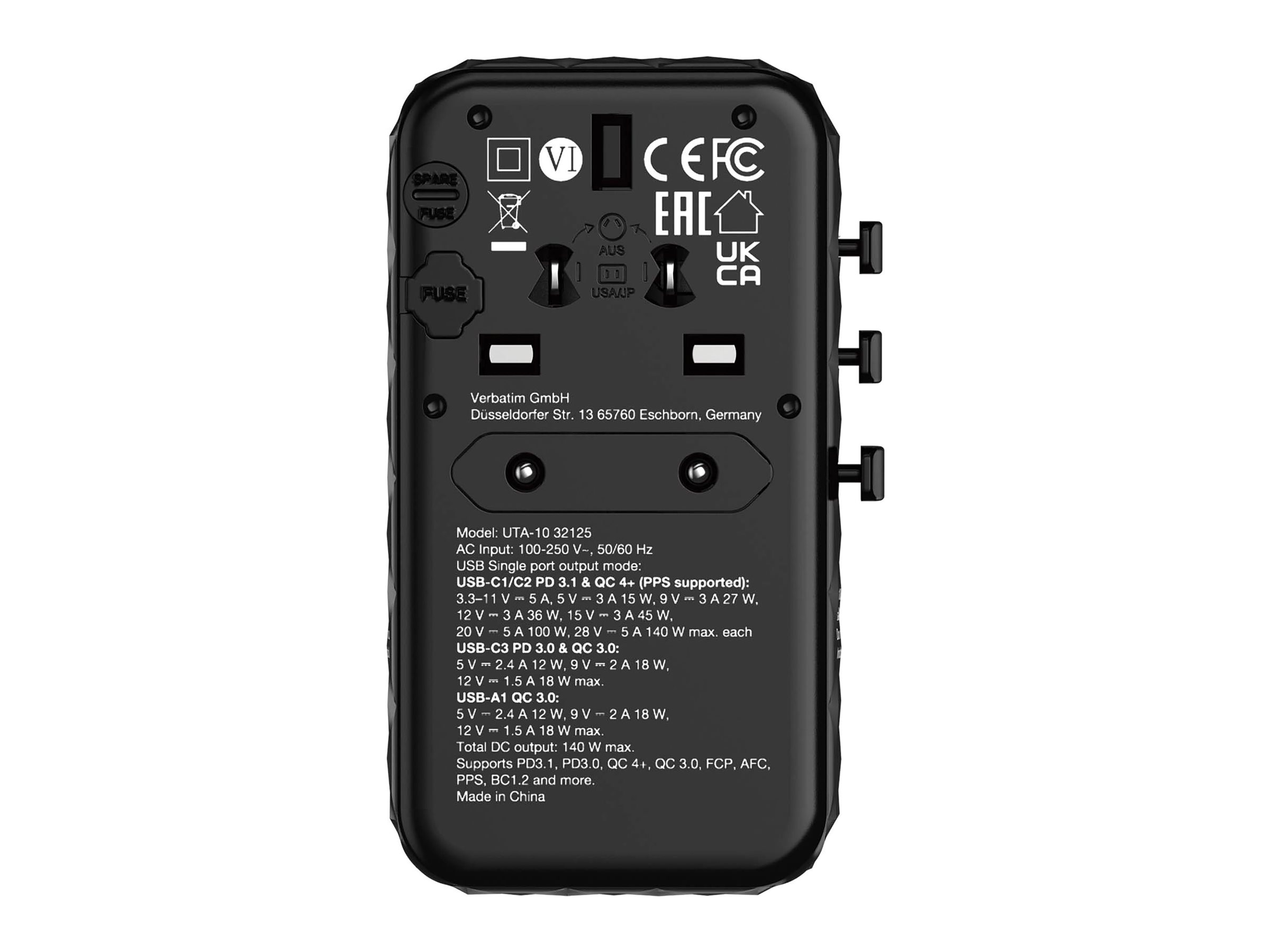 VERBATIM UTA10 GAN III ADAPTER UNIVERSAL