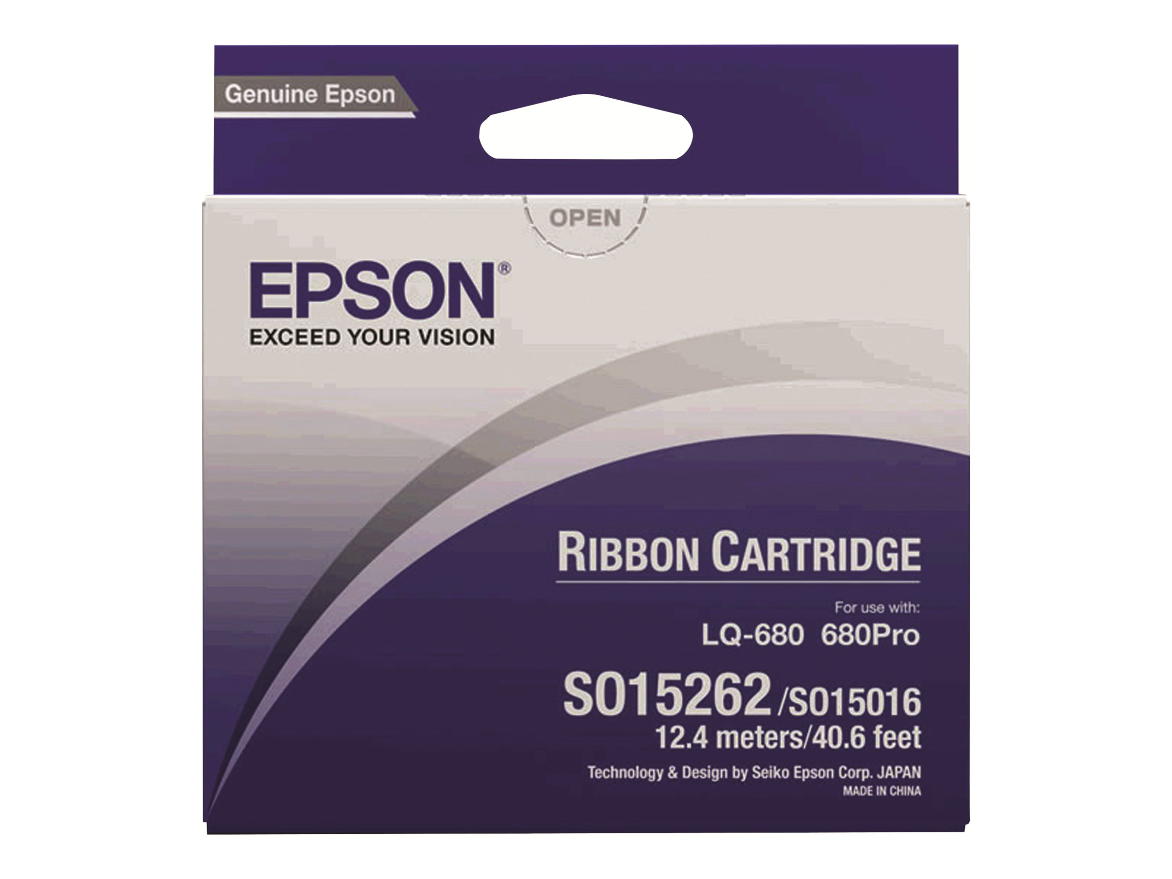 EPSON S015262 schwarz Farbband, 1 St. EPSON S015262 schwarz Farbband, 1 St.