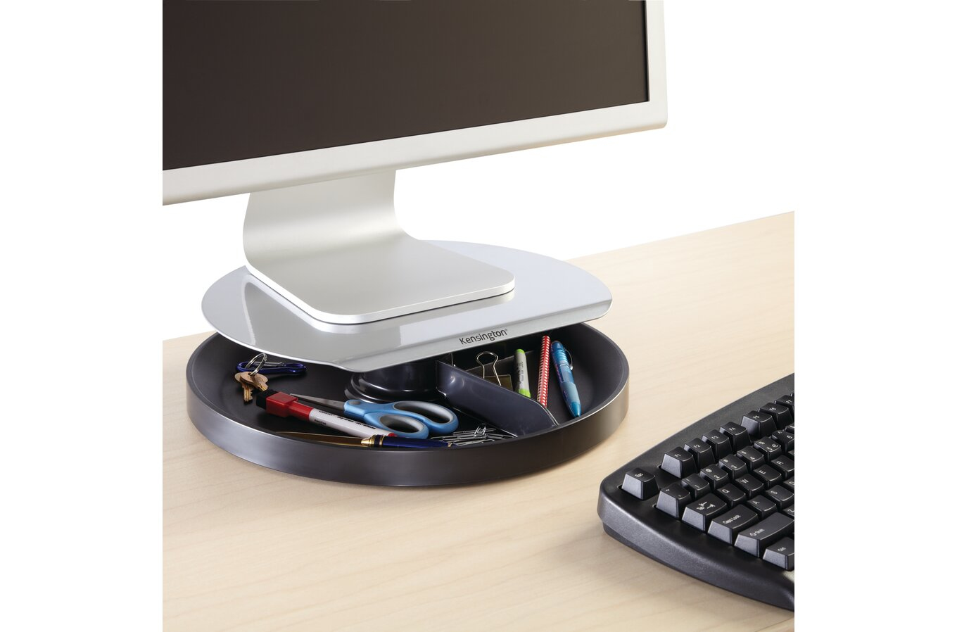 Kensington Monitorstaender Spin Station schwarz, grau Kensington Monitorstaender Spin Station schwarz, grau