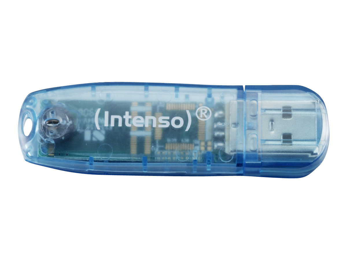 Intenso USB-Stick Rainbow Line blau 4 GB