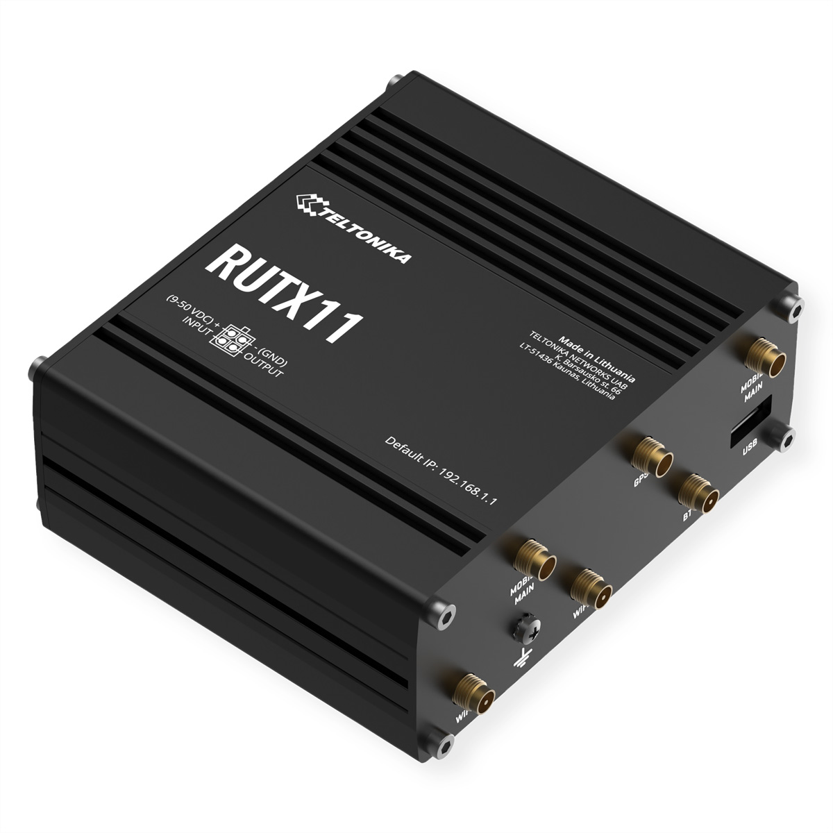 Teltonika RUTX11 - Wi-Fi 5 (802.11ac) - Dual-Band (2,4 GHz/5 GHz) - Eingebauter Ethernet-Anschluss - 3G - 4G - Grau Teltonika RUTX11 - Wi-Fi 5 (802.11ac) - Dual-Band (2,4 GHz/5 GHz) - Eingebauter Ethernet-Anschluss - 3G - 4G - Grau