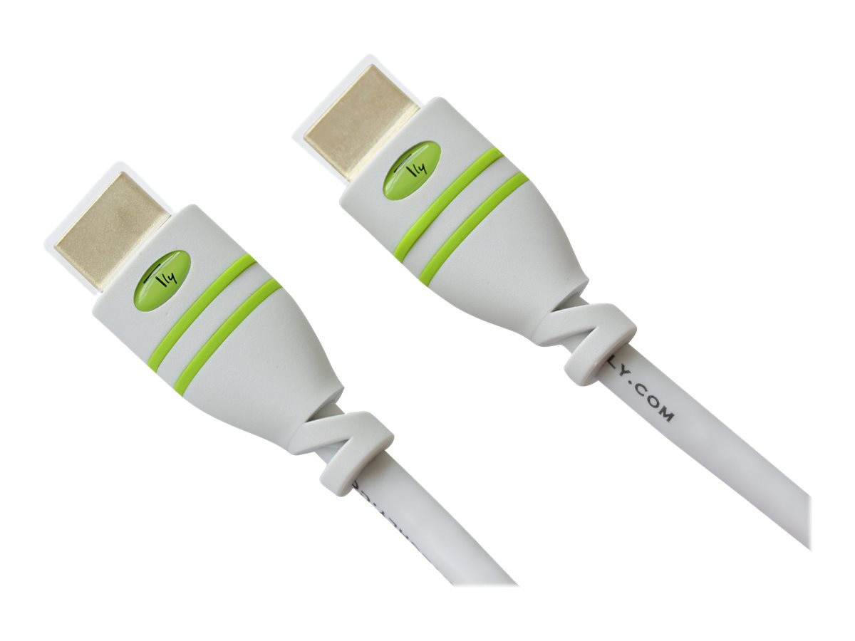 TECHLY HDMI High Speed Kabel mit Ethernet Kabel 3m weiss Anschluesse Stecker A auf Stecker A vergoldete Steckverbinder TECHLY HDMI High Speed Kabel mit Ethernet Kabel 3m weiss Anschluesse Stecker A auf Stecker A vergoldete Steckverbinder