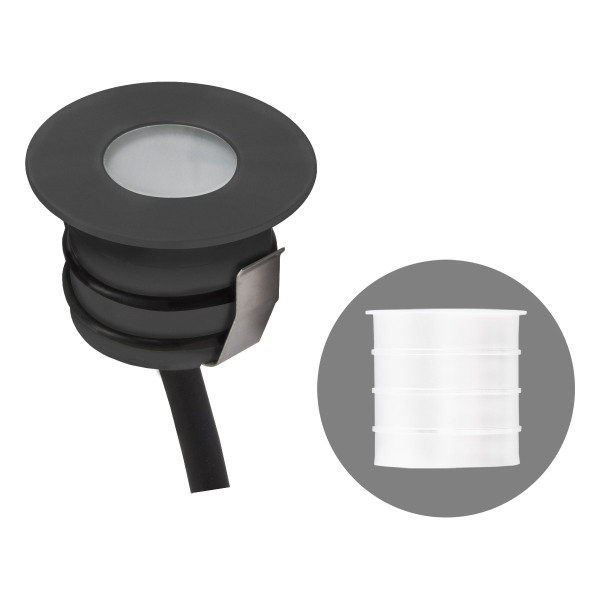 EVN LED-Bodeneinbaustrahler 0,6W 3000K Anthrazit