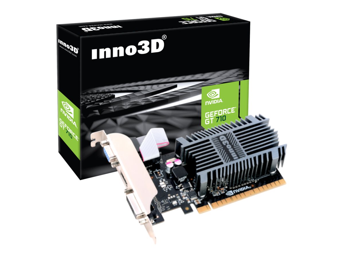 INNO3D GeForce GT710 2GB SDDR3 64bit 1,6Gps DVIVGAHDMI Heatsink