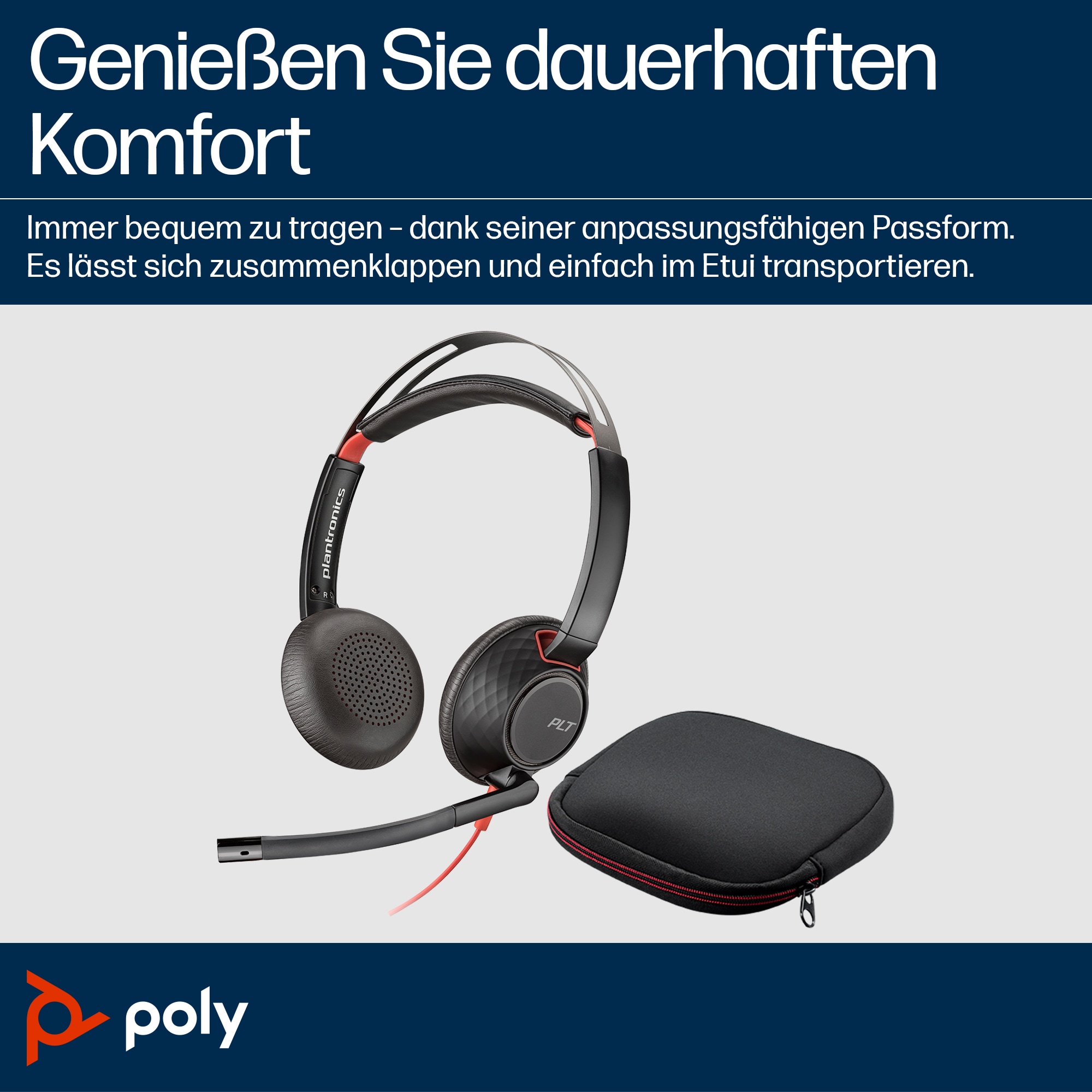 Poly Blackwire C5220 USBCA und 35mm Klinken Anschluss