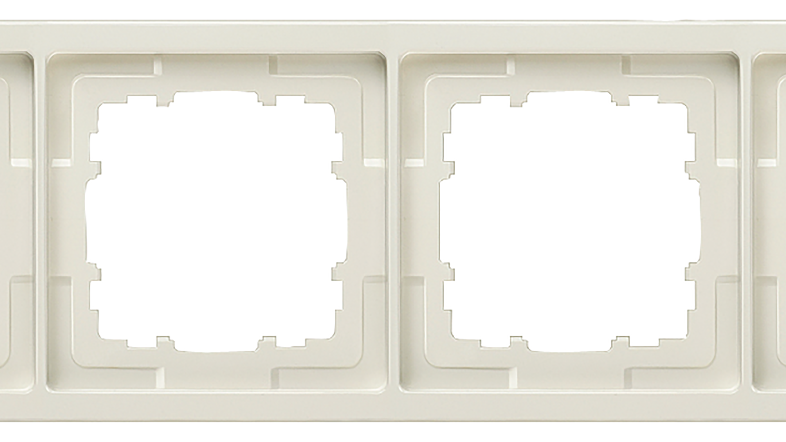 Siemens Rahmen 5TG1324 titanweiss 4fach 295x82