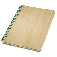 SIGEL Notizbuch Bambus ca DIN A5 punktkariert, beige Hardcover 160 Seiten, 1 St