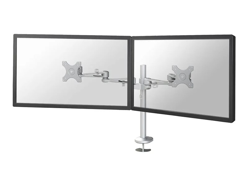 NEOMOUNTS FPMA-D935DG Desk Mount Grommet Dual Flatscreen 25-68cm 10-27Zoll kipp-dreh-schwenkbar VESA 75x75/100x100mm pivo