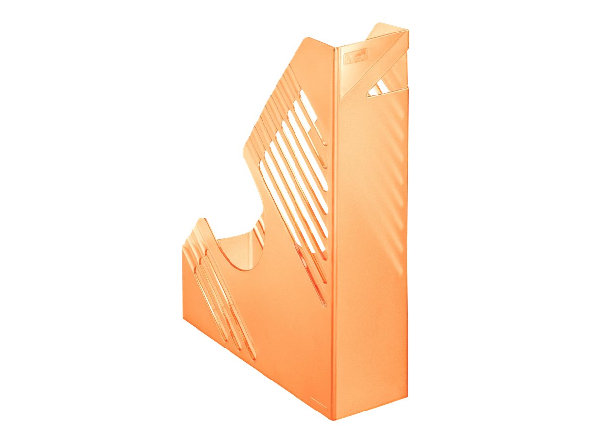 bene Stehsammler 50100ORT orangetransparent Kunststoff, DIN A4