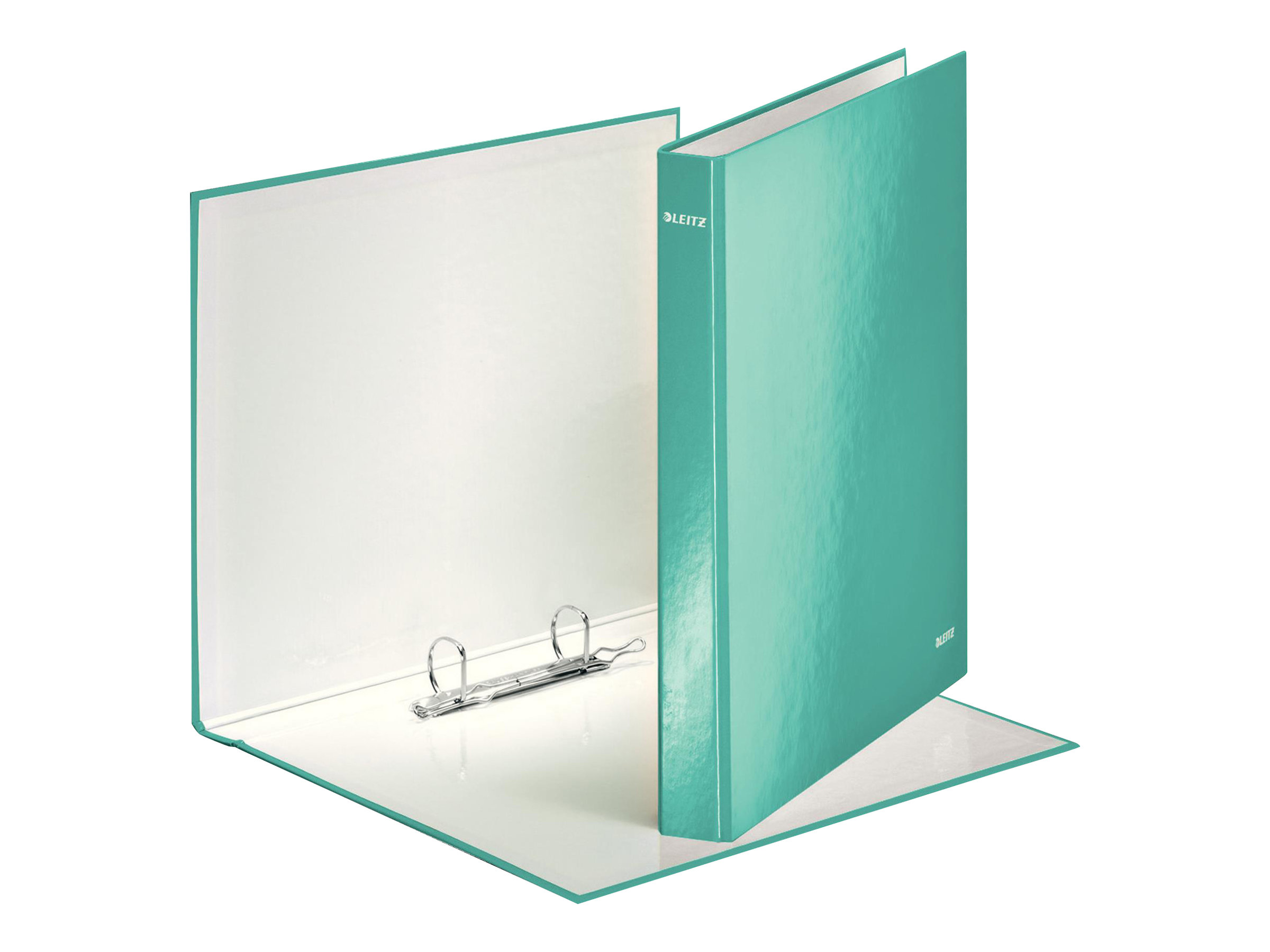 LEITZ WOW Ringbuch 2-Ringe eisblau 4,0 cm DIN A4 LEITZ WOW Ringbuch 2-Ringe eisblau 4,0 cm DIN A4