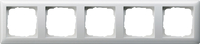 Gira Rahmen 021503 5fach Standard 55 reinweiss Gira Rahmen 021503 5fach Standard 55 reinweiss