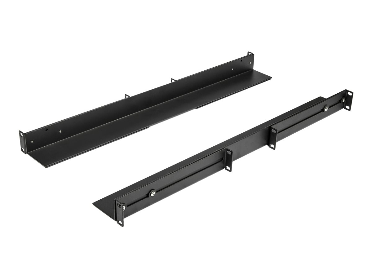 STARTECH.COM 1U Server Rack Rails with Adjustable Mounting Depth 4 post EIA/ECA-310 Compliant Supports up to 200lbs