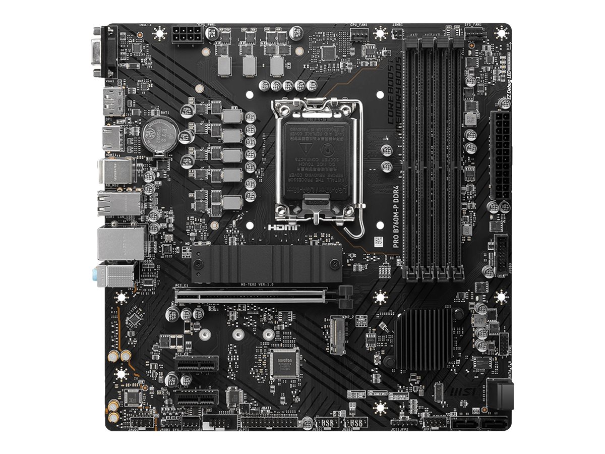 MSI PRO B760M-P LGA1700 DDR4 MSI PRO B760M-P LGA1700 DDR4