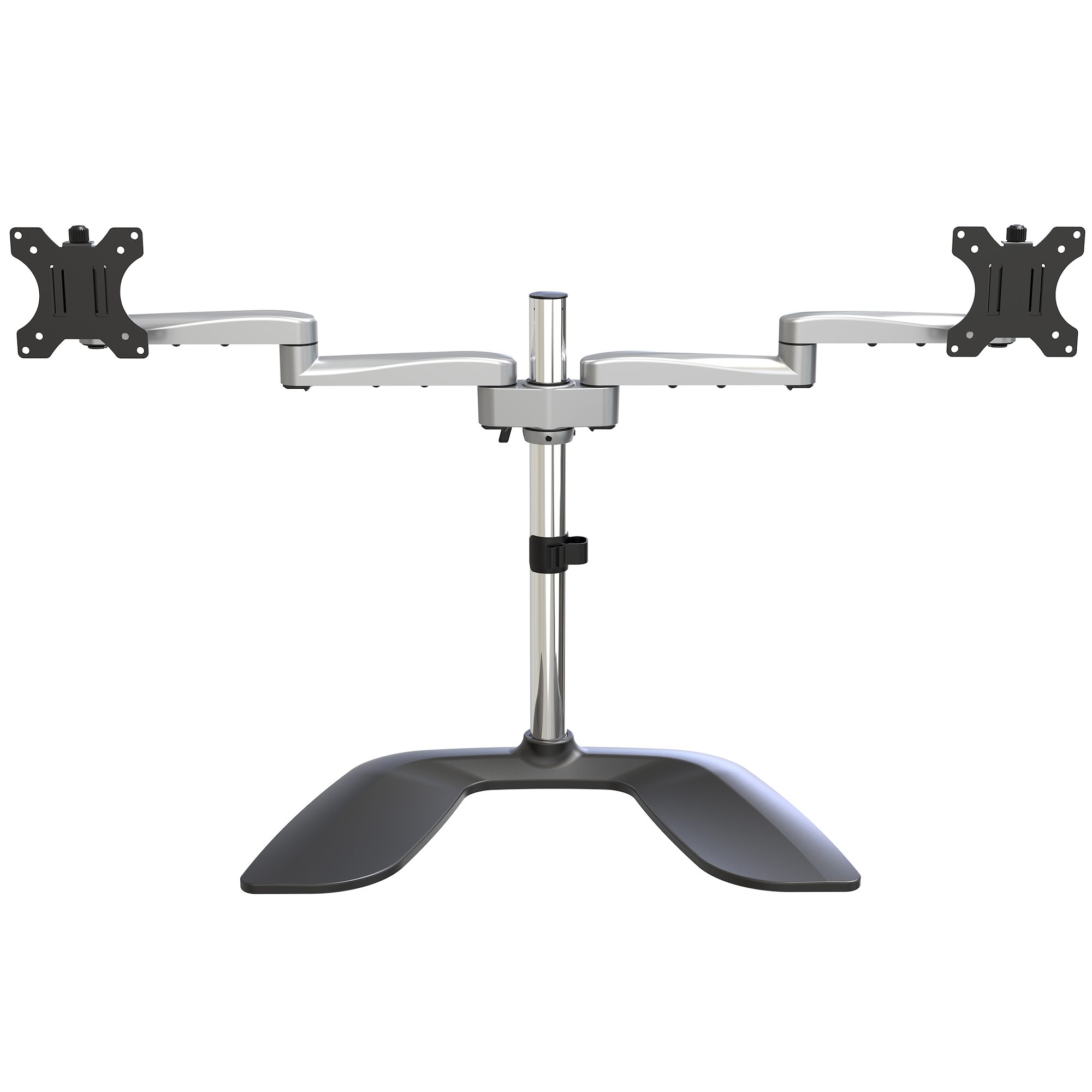 STARTECHCOM Dualmonitor Stand Gelenkarme höhenverstellbar Für VESAMonitore bis 81,28cm 32Zoll Stahl Aluminium