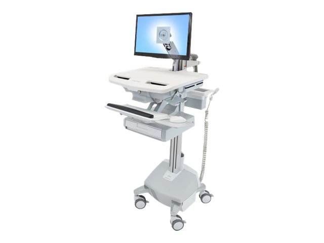 ERGOTRON StyleView Wagen mit LCD-Arm LiFe-Antrieb 1 Schublade EU SAU-EU ERGOTRON StyleView Wagen mit LCD-Arm LiFe-Antrieb 1 Schublade EU SAU-EU