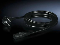 Rittal Anschlusskabel 230V SCHUKO/Kaltgerätestecker schwarz Rittal Anschlusskabel 230V SCHUKO/Kaltgerätestecker schwarz