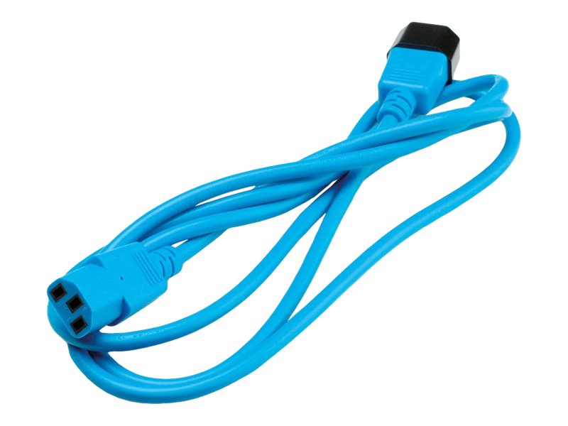 ROLINE ApparateVerbindungskabel IEC 320 C14 C13 blau 3m