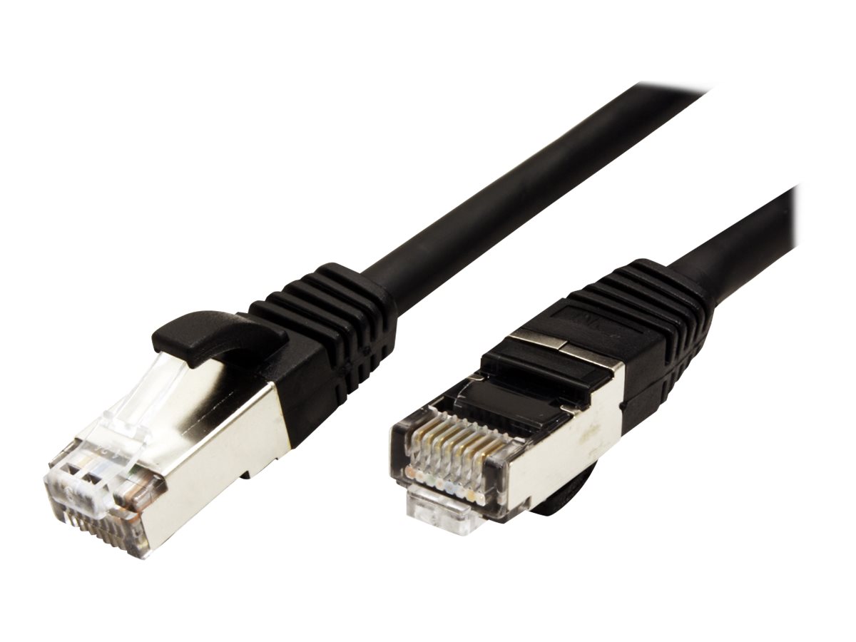 VALUE Patchkabel Kat.6 Class E S/FTP PiMF LSOH schwarz 3m