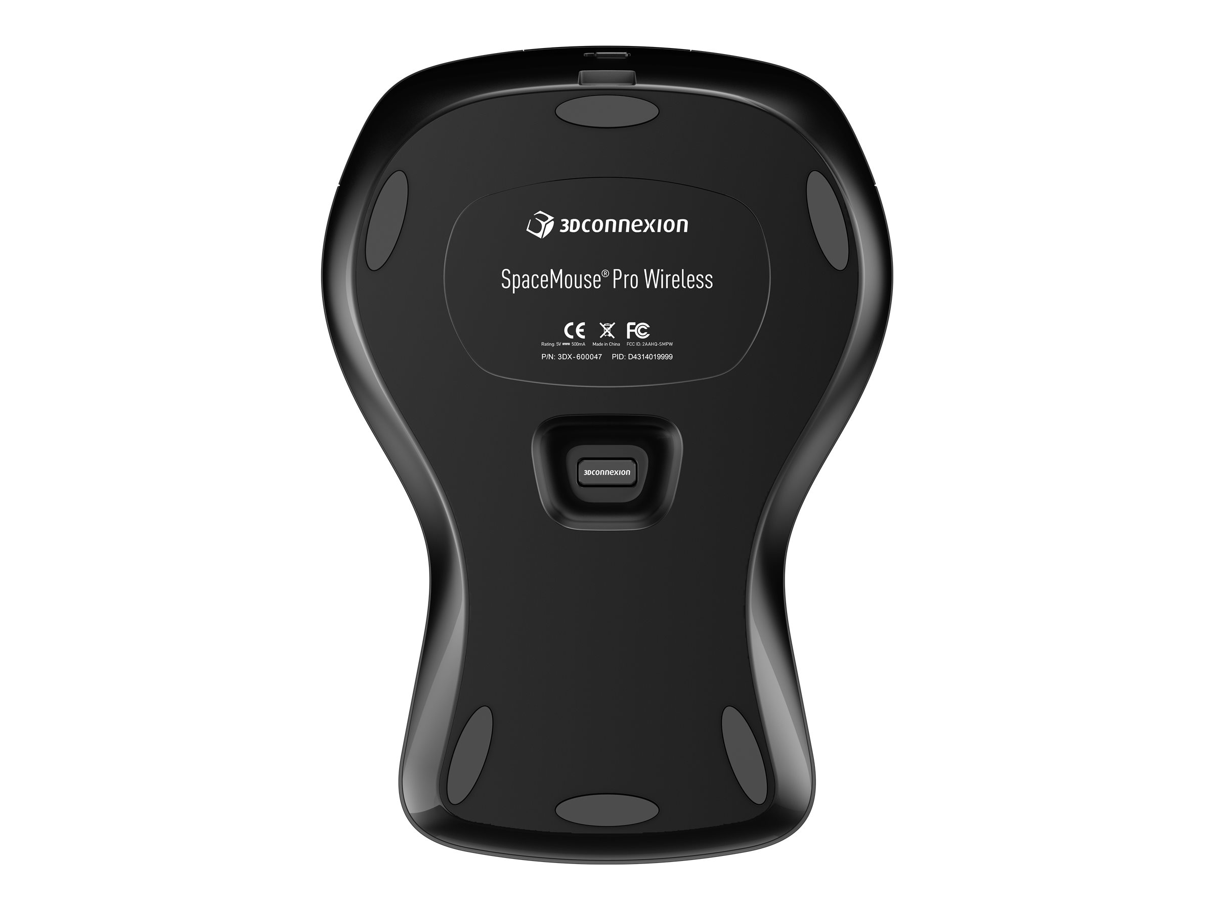 3Dconnexion SpaceMouse Pro Wireless - Bluetooth Edition - 3D-Maus - ergonomisch - 15 Tasten - kabellos - Bluetooth, 2.4 GHz, USB-C - kabelloser Empfänger (USB)