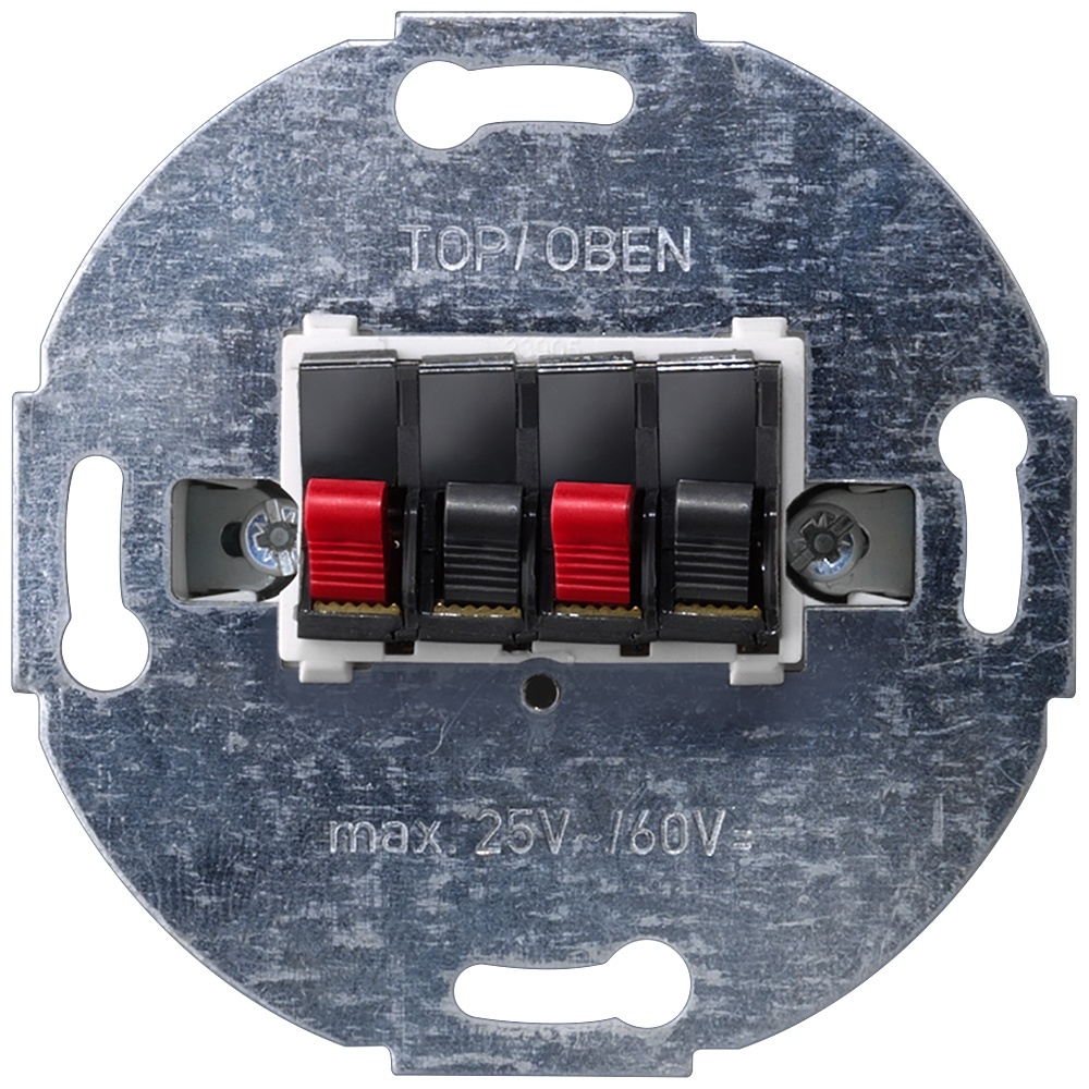 Siemens Lautsprecher-Anschlussdose 5TG2468-2 2fach Siemens Lautsprecher-Anschlussdose 5TG2468-2 2fach