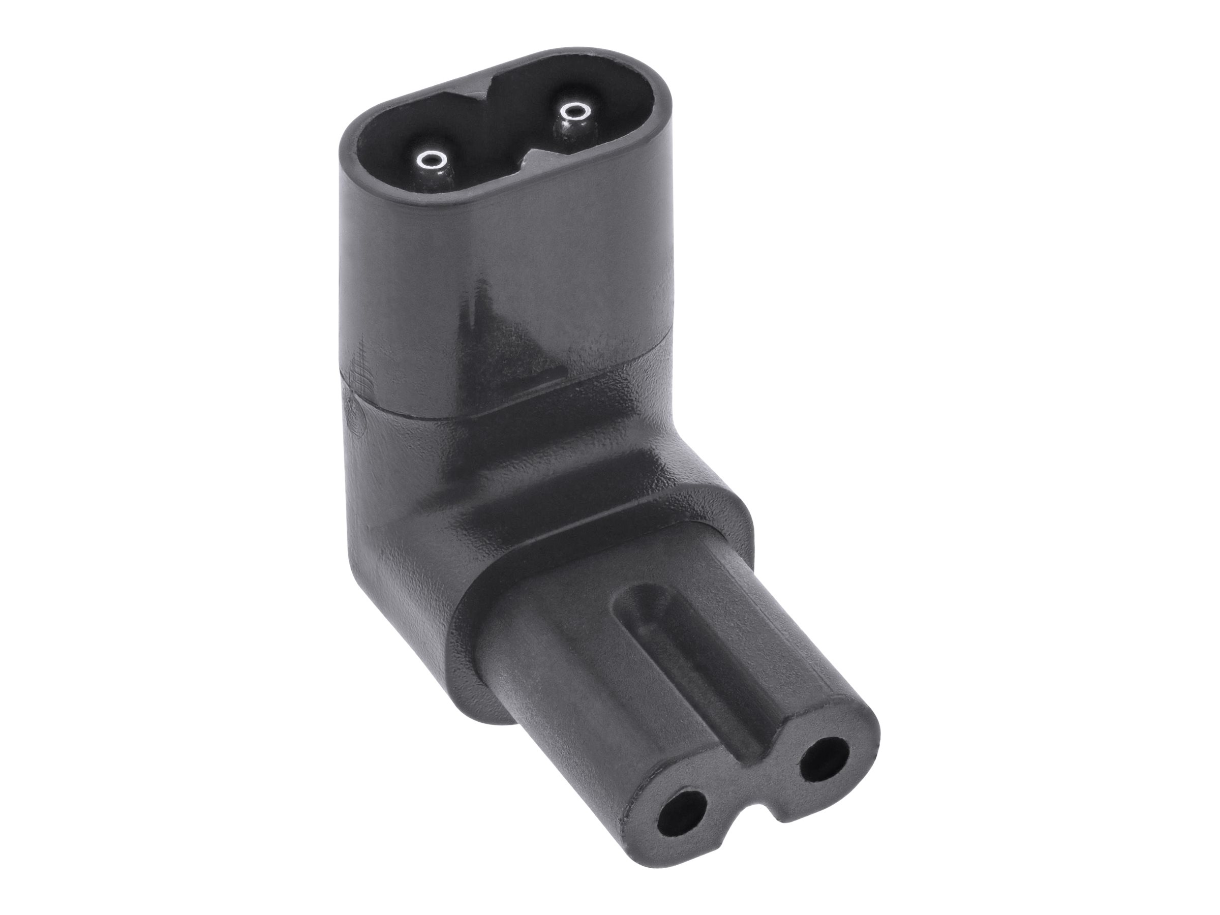 INLINE Netzadapter IEC 60320 C8 C7 obenunten gewinkelt 2pol. INLINE Netzadapter IEC 60320 C8 C7 obenunten gewinkelt 2pol.