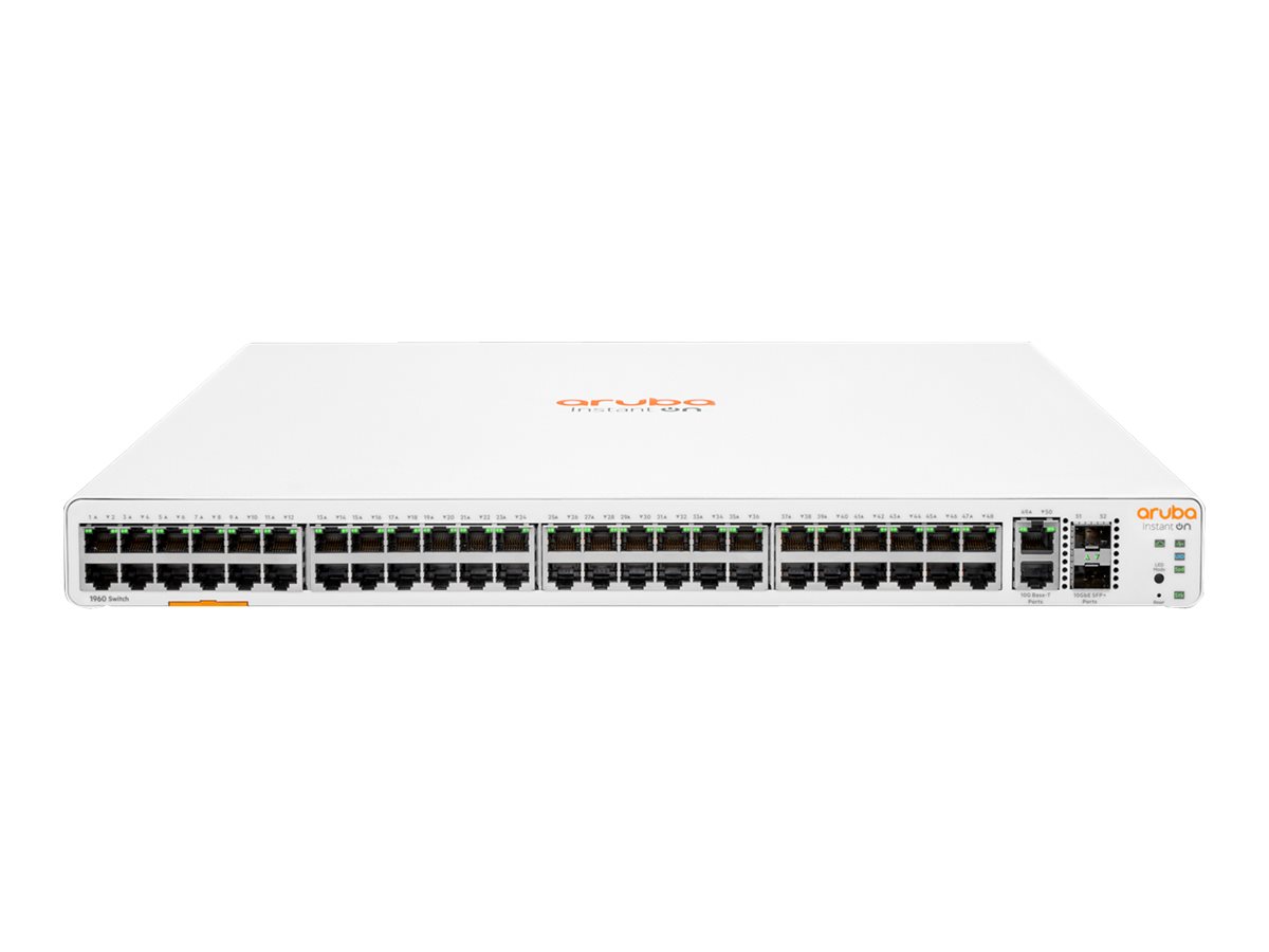 HPE Networking Instant On Switch 48p Gigabit 2p 10GBT 2p SFP+ 1960 EU en HPE Networking Instant On Switch 48p Gigabit 2p 10GBT 2p SFP+ 1960 EU en