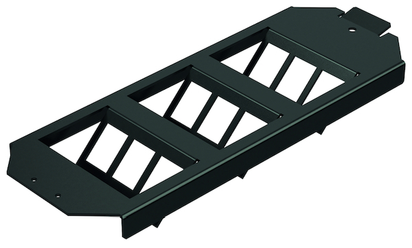 1PROT Bodentankträger leer modular PNBTT9 max 9 RJ45Modul 3x3 metall