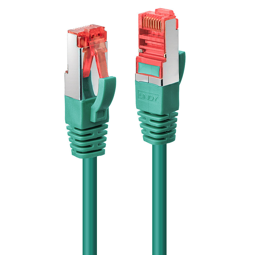 LINDY Cat.6 S/FTP Kabel, gruen, 1m Patchkabel